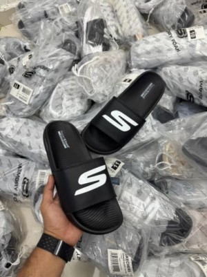 SKECHERS HYPER BURST SLIDE BLACK