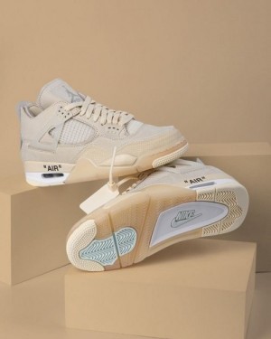 air jordan 4 sail off Whi te