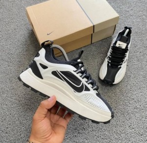 NIKEE BAILLELI PLATFORM SNEAKER Blac WHITE