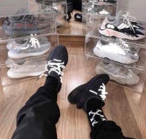 Adidass yeezy 350 v2 black lace reflactive semi ua