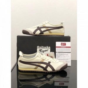 Onitsuka Tiger Mexico 66 Cream Brown Shoe