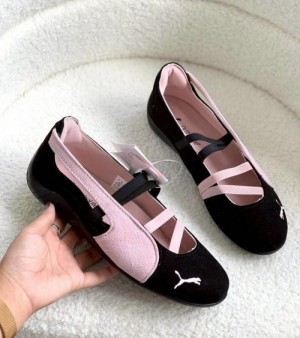 Pumaa speedcat ballet Black pink