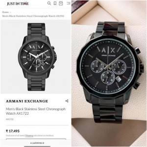 Arman i Watch With Original Packing and Carry Bag 123