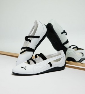 Pumaa speedcat ballet white black