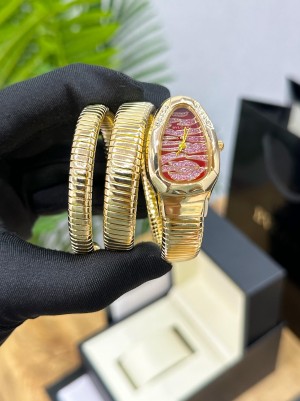 BVLGAARI WOMEN S SERPENTI NOW IN GOLD RED COMBINATIONS