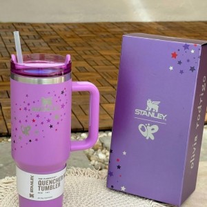 Stanley x Olivia Rodrigo Quencher H2 O FlowState Tumbler 40 OZ Purple Star