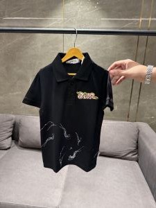 DIO_R BLACK FRONT PINK EMBORSSED IMPORTED KIDS POLO DIO_R BLACK FRONT PINK EMBORSSED IMPORTED KIDS POLO