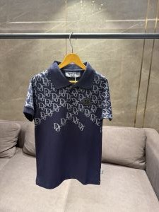 DIO_R NAVY BLUE MONOGRAM KIDS IMPORTED POLO DIO_R NAVY BLUE MONOGRAM KIDS IMPORTED POLO