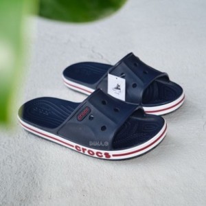 Crocss BayaBand Slides Navy Blue Legit Quality