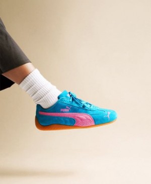 PUMA SPEEDCAT OG TROPICAL BLUE POISED PINK