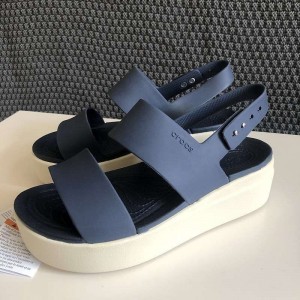 Crocccs Brooklyn Slingback Low Wedge Sandals For Her