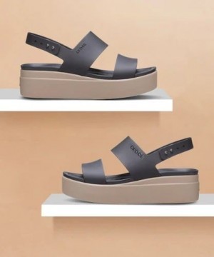 Crocccs Brooklyn Slingback Low Wedge Sandals For Her