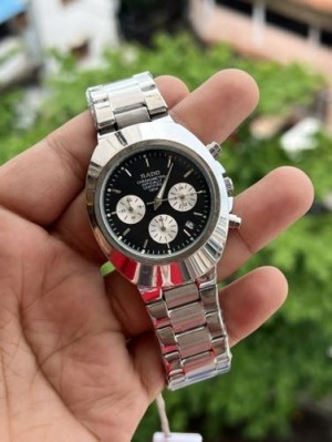 RAD ALL CHRONO WORKING SILVER BLACK DIAL
