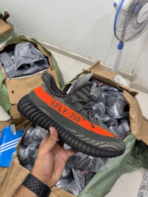 Adidass Yeezy 350 v2 Carbon Beluga Semi Ua With Full Kit