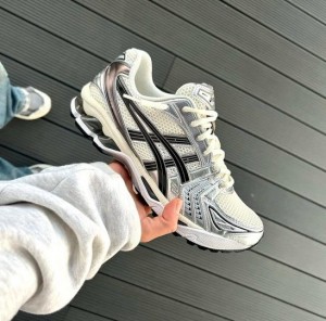 Asics Gel Kayano 14 Black Cream Metallic Plum