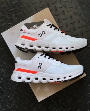 On Cloud Running white orange