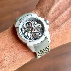 jacob co gray with silver dial