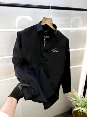 ARM EXC AX PREMIUM SHIRT BLACK