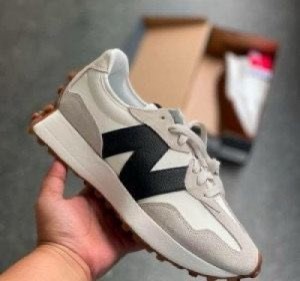 New balance 327 moonbeam white black women s