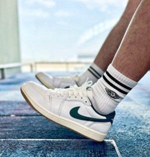 Nikee Air Jordan 1 Low Og Oxidised Green