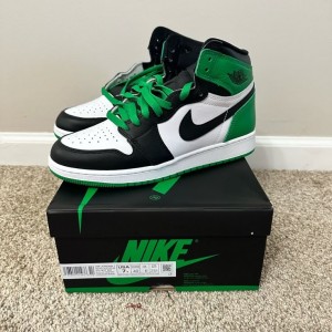 Nik e Air Jordan Retro 1 High Lucky Green Semi UA