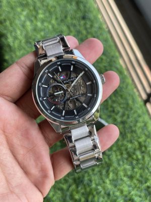Tommy_Hilfiger Automatic Silver Black Dial 293
