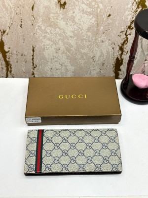 GUCC_I LONG WALLET WITH OG BOX PREMIUM QUALITY GG PRINT (BLUE) (AAA62665