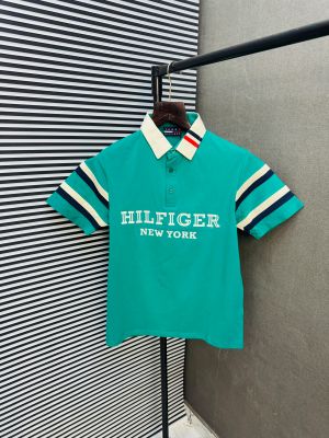 _TOMMY_HILFIGER_GREEN_100% IMPORTED FABRIC CURRENT STORE ARTICLE VERY PREMIUM POLO NECK TSHIRT 255