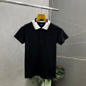 Bos_s Black Premium Polo Neck Tshirt 463