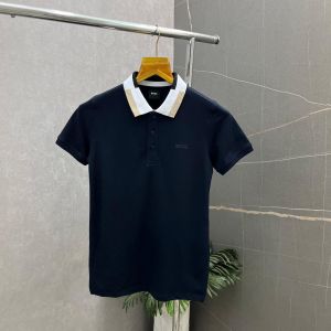 Bos_s Navy Blue Premium Polo Neck Tshirt 463