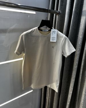 Calvin  Klein Cream Back Print Premium T-Shirt