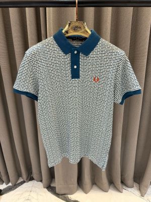 Fred Perry Chest Logo Polo English Blue