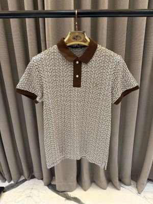 Fred Perry Chest Logo Polo Brown