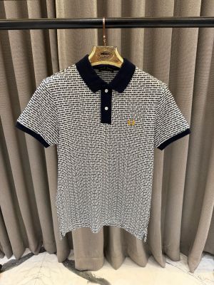 Fred Perry Chest Logo Polo Navy Blue