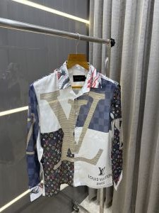 Louis Vuitto_n Multi Print Premium Shirt