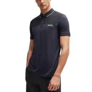 Hugo  Boss Navy Blue Premium Polo T-Shirt