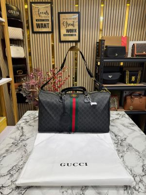 GUCC_I DUFFLE WITH DUST BAG PREMIUM QUALITY (BLACK)