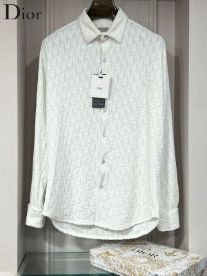Dior_White_All_Over_Monogram_Printed_Shirt_with_Brand_Box_and_Carry_Bag_(981)