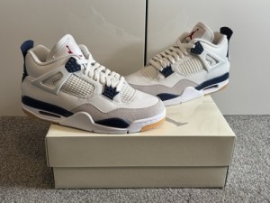 Jorda n 4 SB Navy White Semi UA quality with special box As2 my