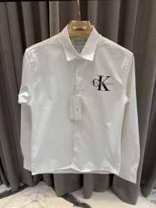 Calvin Klei_n Big Monogram Shirt White