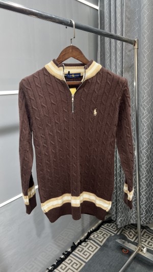 POLO RALPH LAURE_N BROWN SWEATER (320)