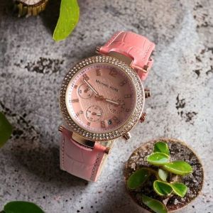 MICHAEL_KORS LADIES LEATHER WATCH