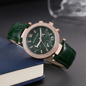 MICHAEL_KORS LADIES LEATHER WATCH