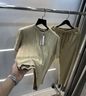 Zar a Beige Premium Knitted Classic Cord Set
