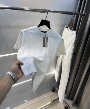Zar a White Premium Knitted Classic Cord Set