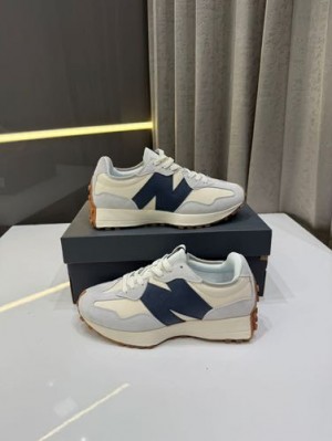 New balance 327 white navy Women s
