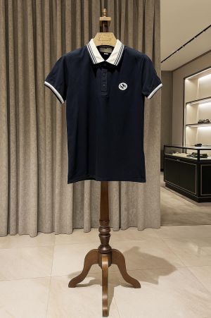 G U C C I. IMPORTED BLACK POLO T. SHIRT