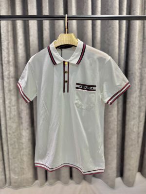 GUCCCI POLO IMPORTED TSHIRT white COLLAR