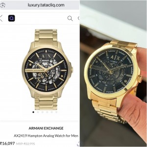 ARMANII Exchange AX2419 Skeleton Premium Automatic Collection