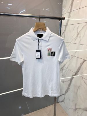 Rare Rabbi t Premium Polo Tshirt Printed Logo With Back side Brand Printed Design White 2298